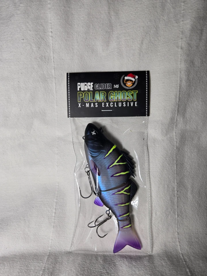 Purge Glider 145mm 01,-1,0m 42g Polar Ghost Glidebait Hecht und Barsch 2025 #1