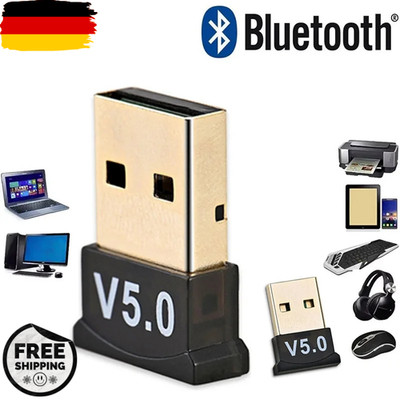 USB Bluetooth 5.0 Adapter USB Bluetooth Receiver Bluetooth Dongle For PC Laptop