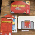 Mission: Impossible (Nintendo 64, 1998) CIB Cartridge, Manual, Box
