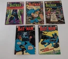 Batman Vintage Comic Lot #195 199 202 217 219 Silver Age - Low Grade