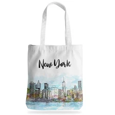 New York Souvenirs Gifts Beach Weekender Tote Reusable Grocery Girls Trip Bag
