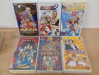 Fatal Fury, Samurai Spirits, King of Fighters, World Heroes VHS Tapes 6er Set