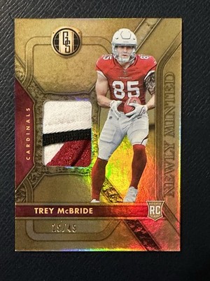 2022 Gold Standard Trey Mcbride RC 3 Color Relic /49