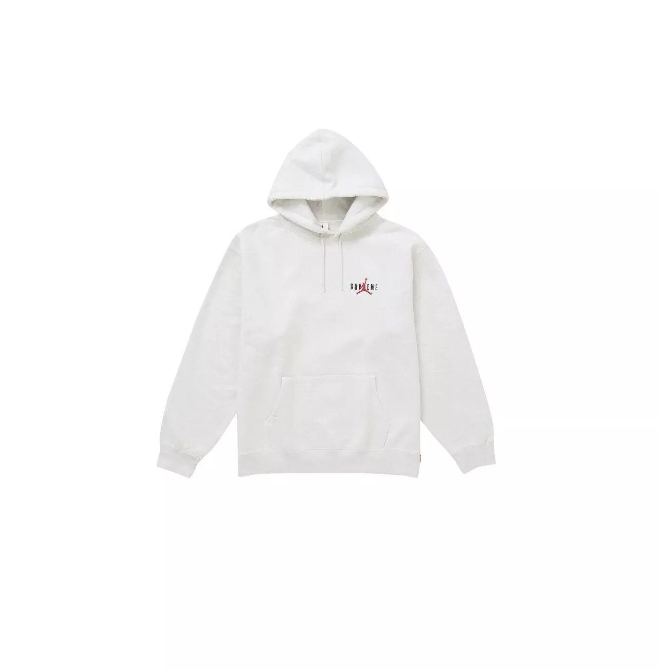 Sweat à capuche In Hand Supreme X Jordan gris cendre Taille : S