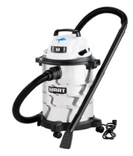HART 6 Gallon 5 Peak HP Stainless Steel Wet/Dry Vacuum with Cartridge Filter NEW