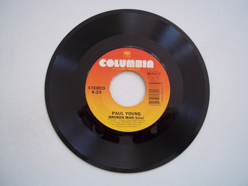 PAUL YOUNG I'm Gonna Tear Your Playhouse Down BROKEN Man 45 RPM 7" Record 85 PS - Picture 6 of 7