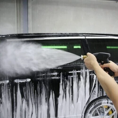 1/4" High Pressure Washer Gun 4000 PSI Car Wash Foam Spray Short Wand w/ Nozzle - Picture 2 of 13