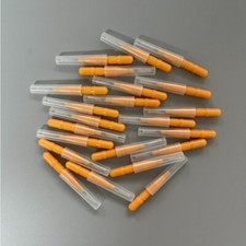 50Pcs Interdental Brush Floss Sticks Tooth Floss Head Toothpick Cleaning Orange