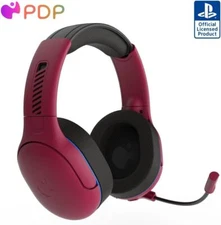 PDP AIRLITE Pro Wireless Headset Mic PS5/PS4/PC Noise-Canceling Mic Cosmic Red