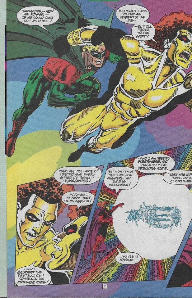 Zero Hour Crisis In Time Comic 2 Cover A First Print 1994 Dan Jurgens Ordway - Image 3 of 4