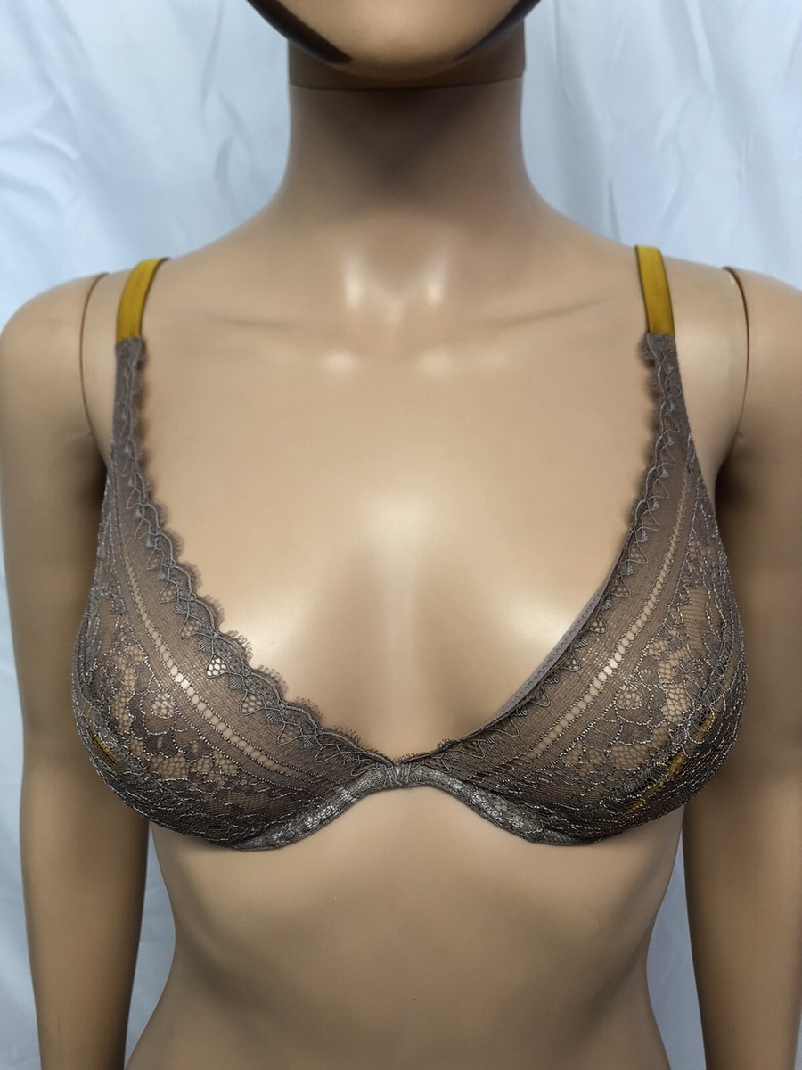Soutien-Gorge Madame Aime Taille 85B Vert - Neuf Avec étiquettes, Classique En Polyamide