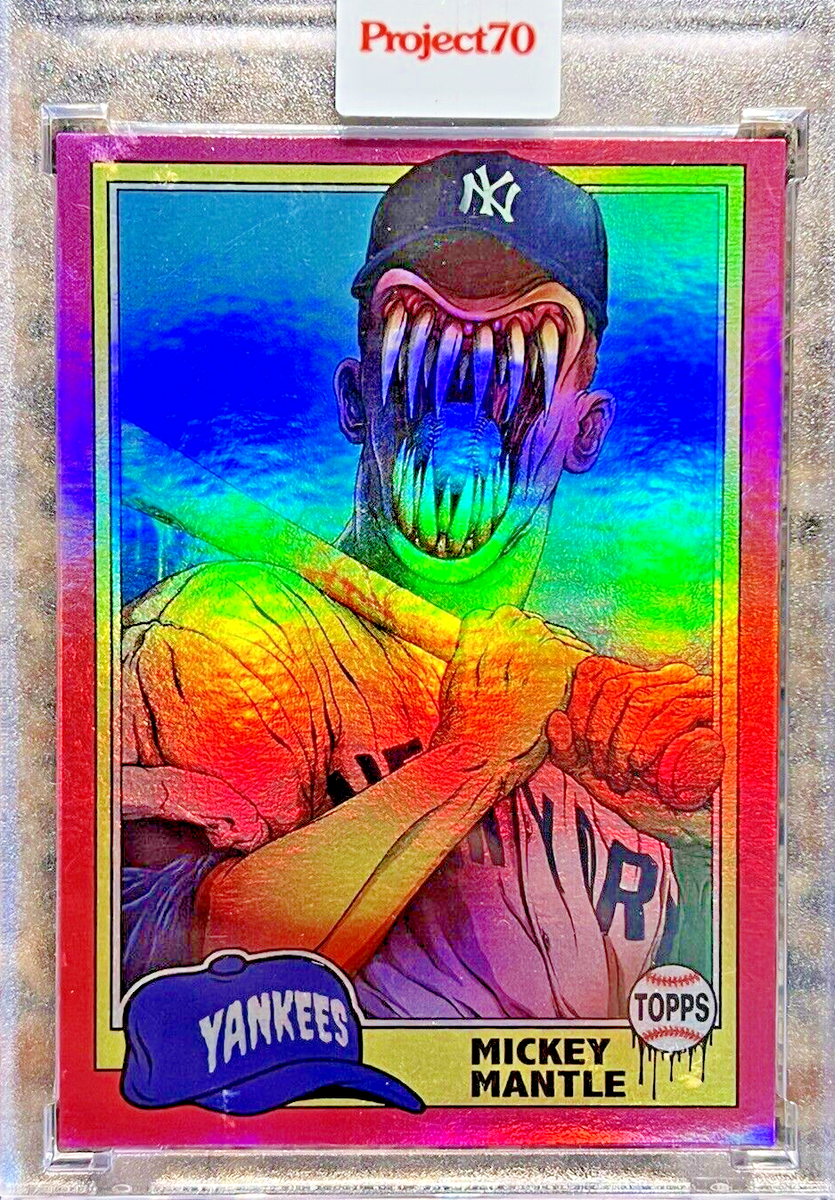 Mickey Mantle 2021 Topps Project70 #935 Alex Pardee 1981 Topps