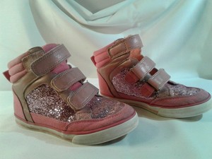pink sequin tennis shoes