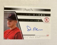 2006 Tristar Prospect Plus - Jason Place #FH-38 Boston Red Sox - AUTO