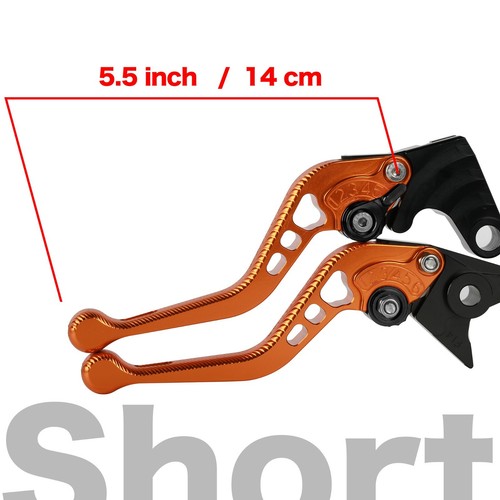 For G310R G310GS 2017 2018 2019 2020 3D Short Clutch Brake Levers Black US - Picture 2 of 3