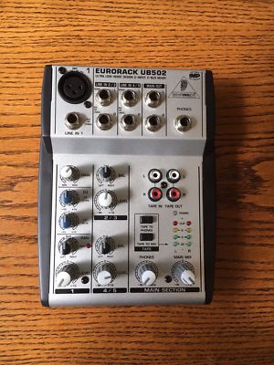 no power supply - Behringer Eurorack UB502 studio preamp ultra low noise mixer