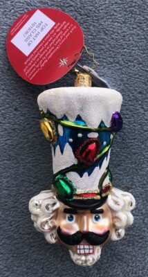 Christopher Radko Ornament Top Hat of His Class #1019367 Nutcracker w Lights NIB