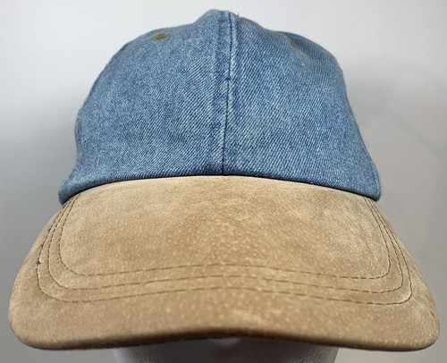 Vintage Denim Jean Hat Blank 90s Long 