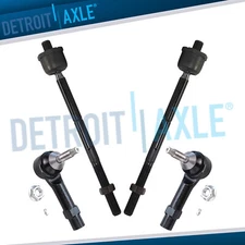 4pc Front Inner & Outer Tie Rods for 2003-2006 Ford Expedition Lincoln Navigator