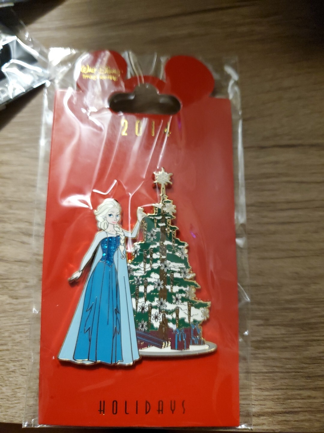 Disney WDI LE Pin Holidays 2014 Frozen Queen Elsa Christmas Tree Snow