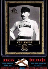 1-2001 SP Legendary Cuts Cap Anson Chicago Cubs #18
