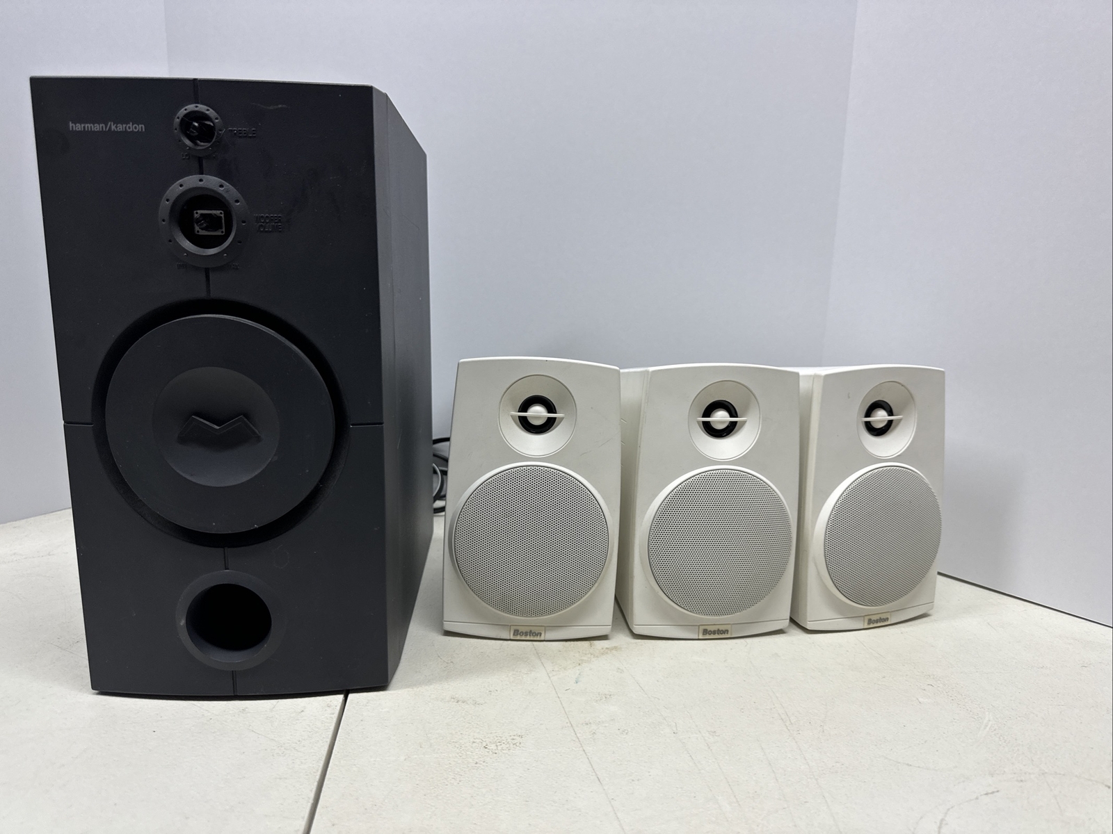 Harman Kardon HK395 3Piece with Subwoofer & 2 Satellites 30W eBay