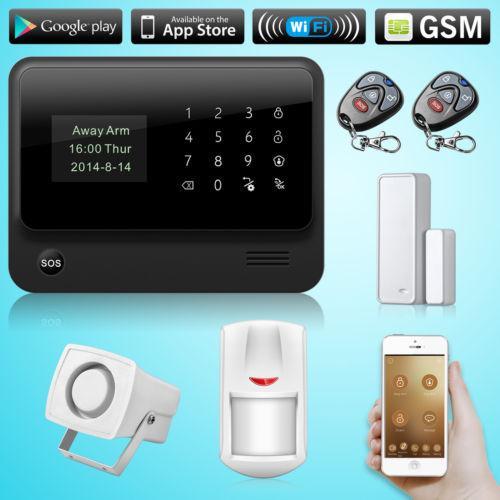 G90B WiFi GSM Wireless Home Door Sensor PIR Alarm Security System Accessories
