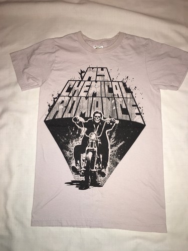 MY CHEMICAL ROMANCE Skeleton Biker Emo 
