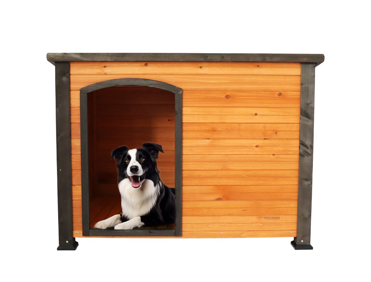 最終値下げ DOG DEPT オリジナル ウッドクレート Outdoor Large Wooden Dog, Ceder Insulated Warm Dog House