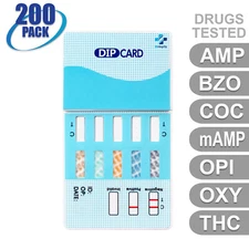 Mintegrity [200pk] 7-Panel Dip Card Urine Drug Test  #MI-WDOA-274