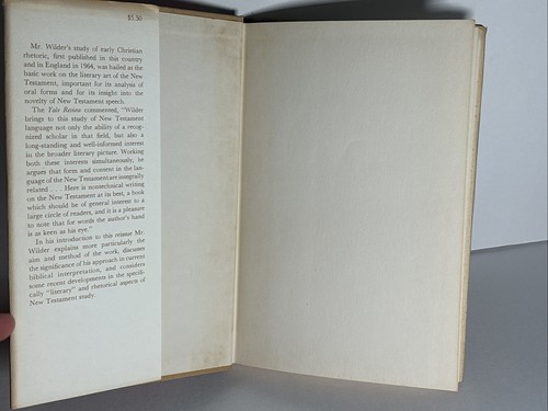 EARLY CHRISTIAN RHETORIC The Language of the Gospel by Amos Wilder 1st Ed. 1971 - Foto 5 di 7