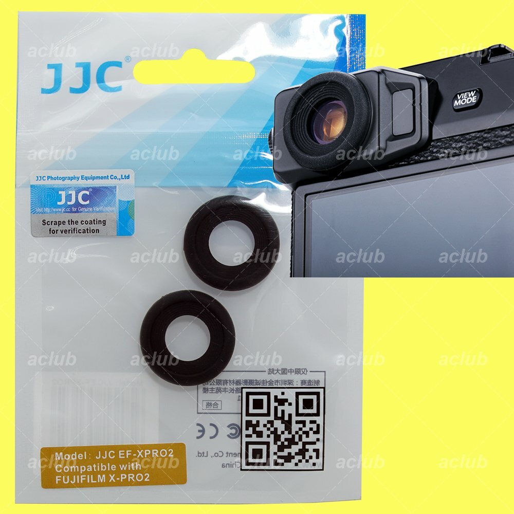 JJC Silicone Rubber Viewfinder Eyecup For Fujifilm X-Pro2 XPro2 Pieces