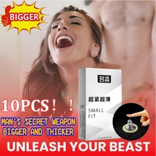 10PCS Small Size Ultra Thin Latex Condom for Men Sex Products Tight Condoms 45mm