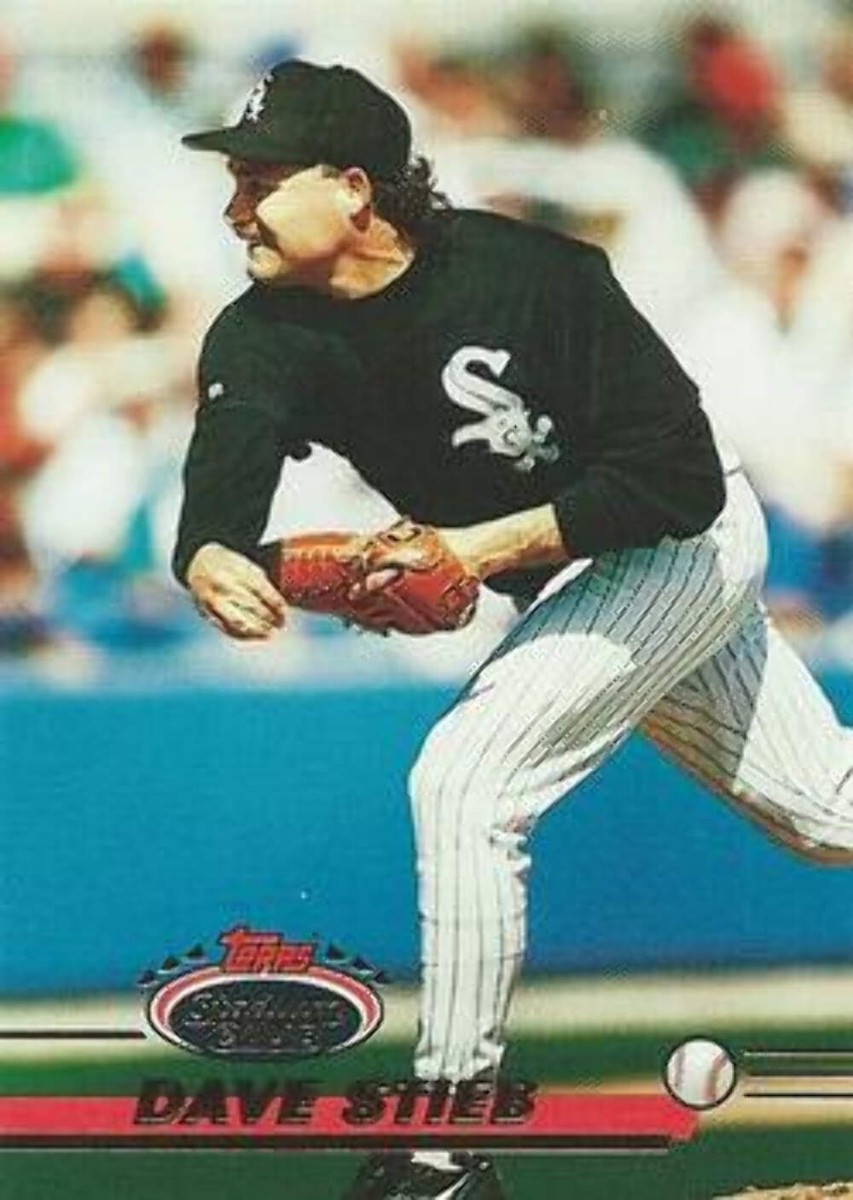 【BD】 Man 1st Stadium  World 銀テープ 641 Dave Stieb - Chicago White Sox - 1993 Stadium Club Baseball | eBay