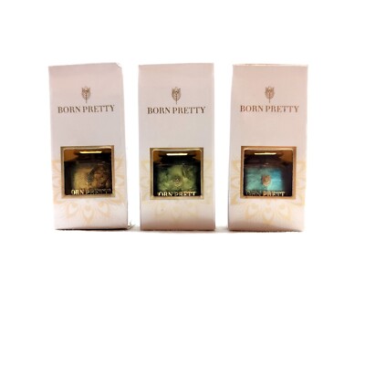 6ml Born Pretty Nail Polish Glitter Art Varnish (Lot Of 3)