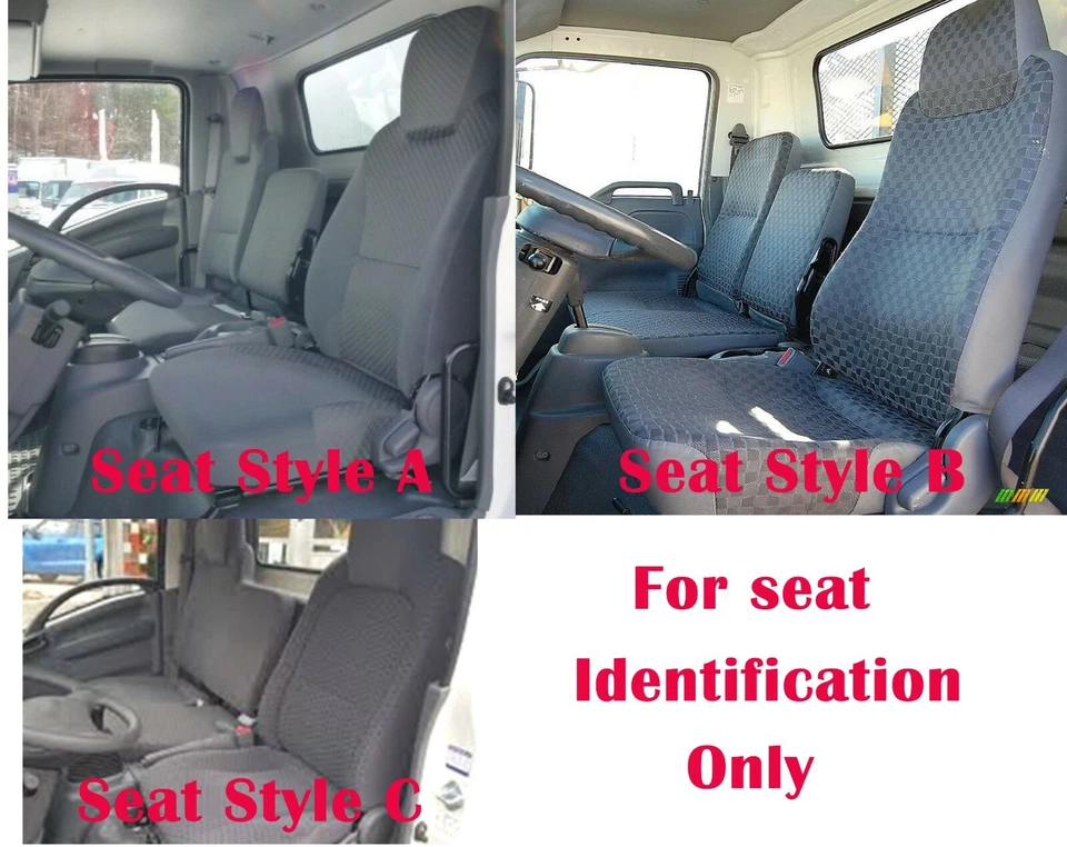 Front Truck seat covers Fits Isuzu N Series NPR NQR NRR 1996-2021 Choose style - Image 2 of 2