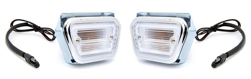 NEW! 1968 Ford Mustang FRONT SIDE MARKER LIGHT ASSEMBLY PAIR Left and Right side - Picture 1 of 12