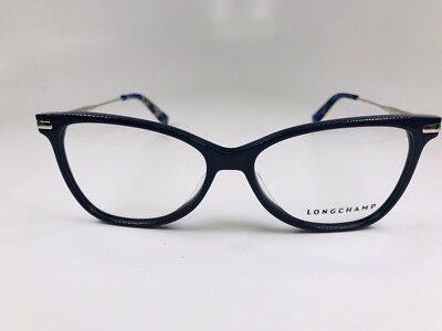 New LONGCHAMP LO2636 424 Blue Eyeglasses 55mm with Case Longchamp Lo2636 424 Blue Eyeglasses 55mm With Case for sale  main image 3