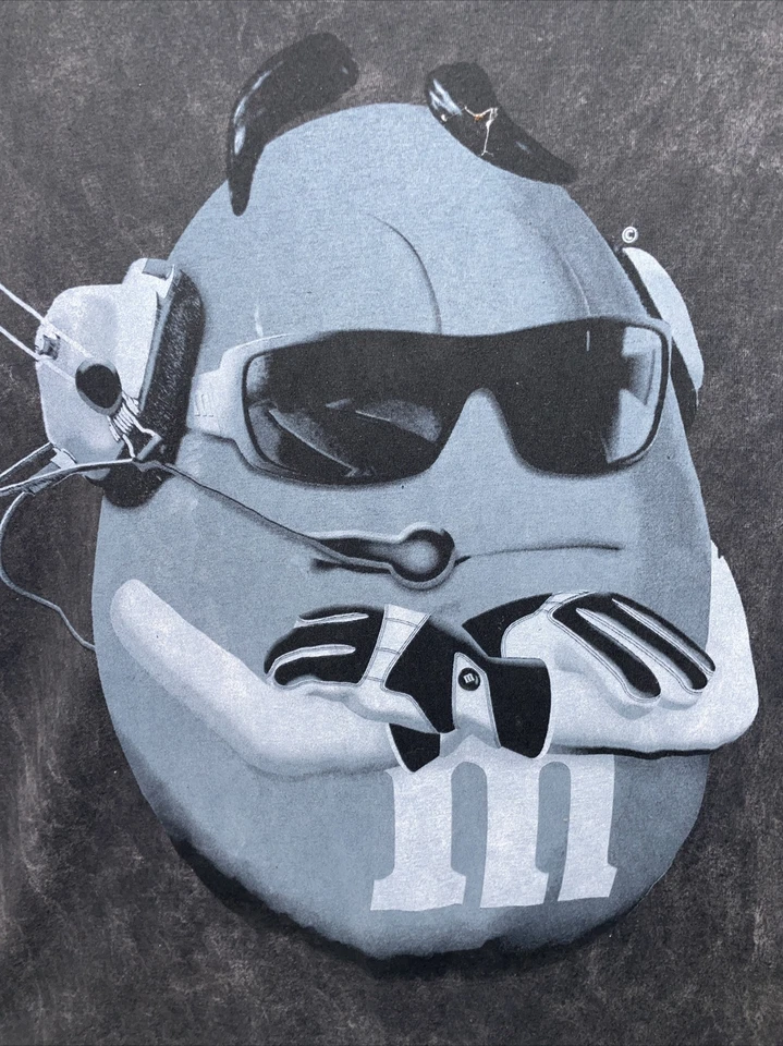 Camiseta Chase Authentics M&M #18 Kyle Busch Nascar para mujer mangas M Foto 2 de 4