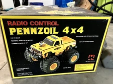 vintage rc monster truck pennzoil 4x4 1980's JRL in original package