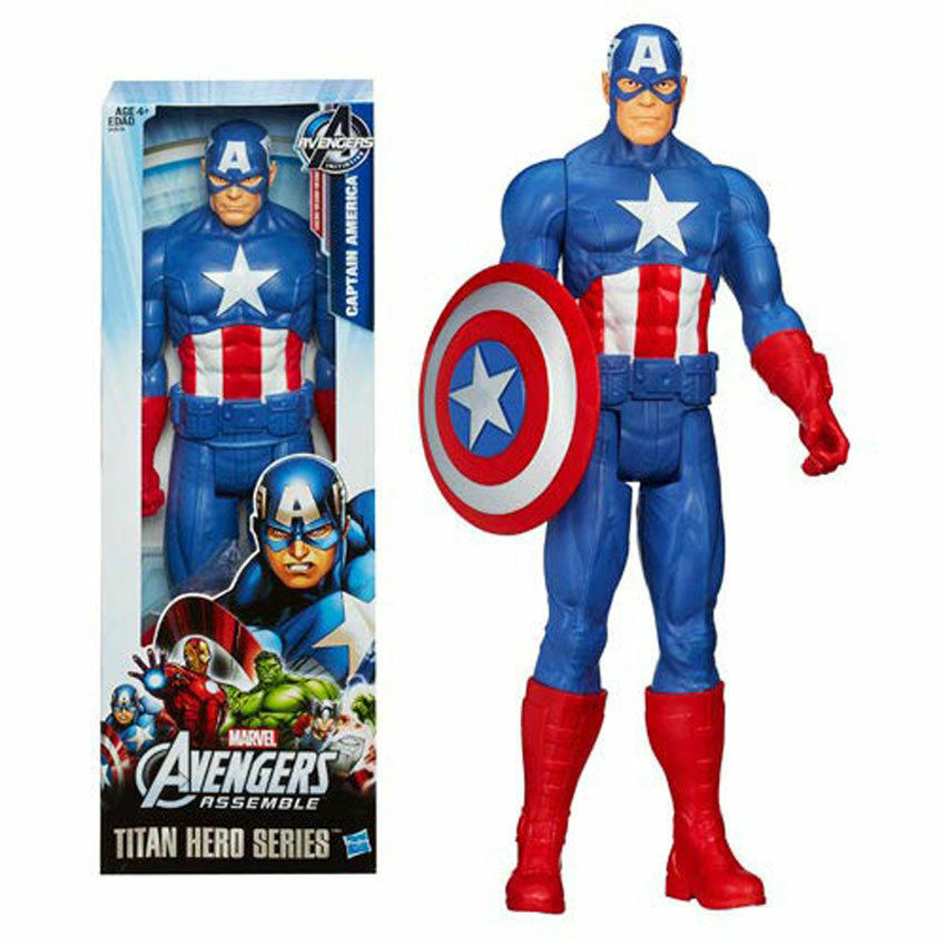 Titan Hero Series Marvel Avengers Assemble Captain America Action Figures Toy