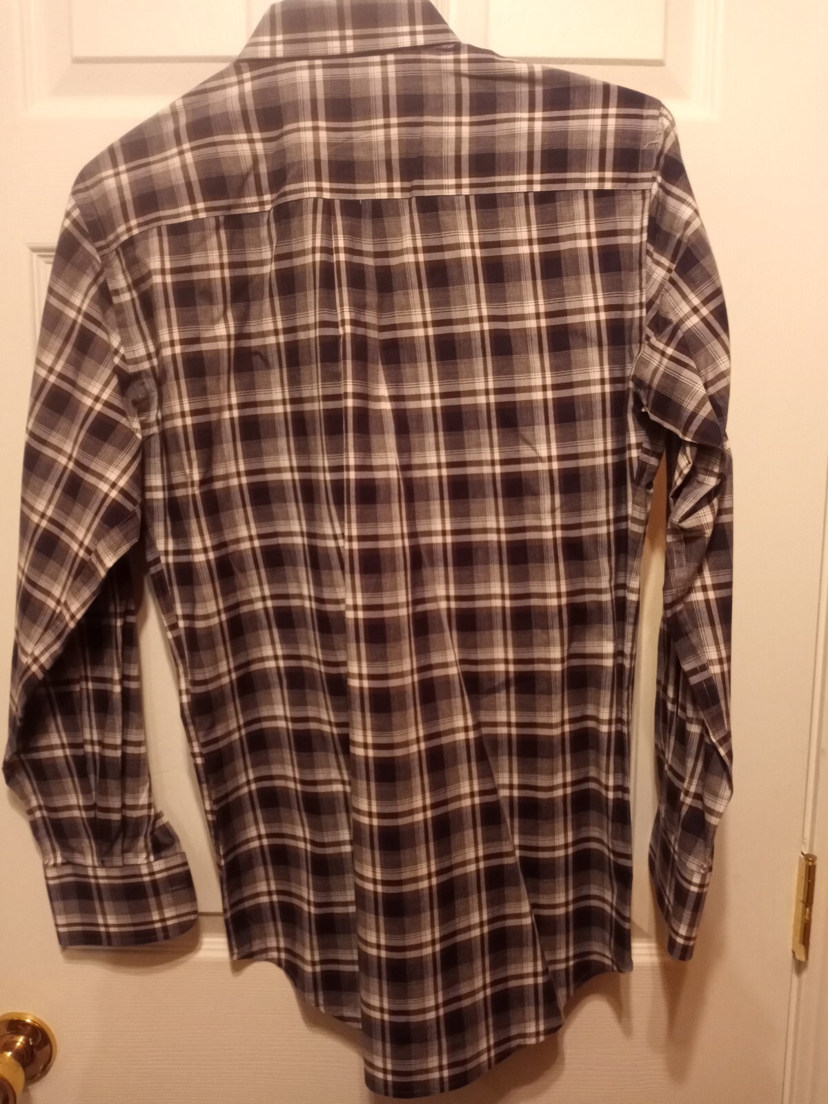 Reserve Patrick James Button Down Small black bro… - image 6