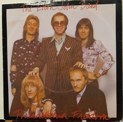 Elton John - Philadelphia Freedom - 7'' single DJS 354 [VG+]