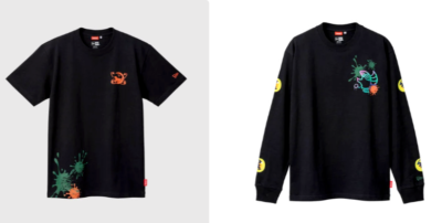 SALMON RUN Splatoon 3 T-shirt Set Short & Long Sleeve Size S