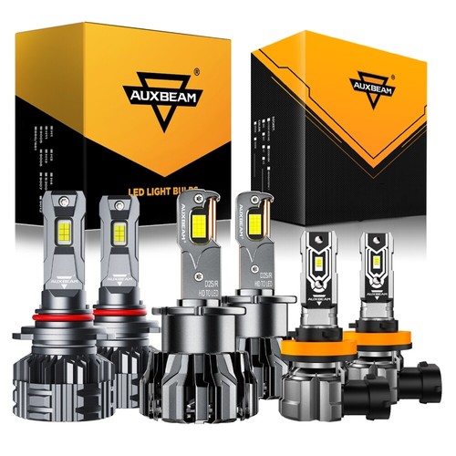For Acura TSX 2009-2014 AUXBEAM HID/LED Headlight High/Low Fog Light Bulbs 6500K - Picture 16 of 16