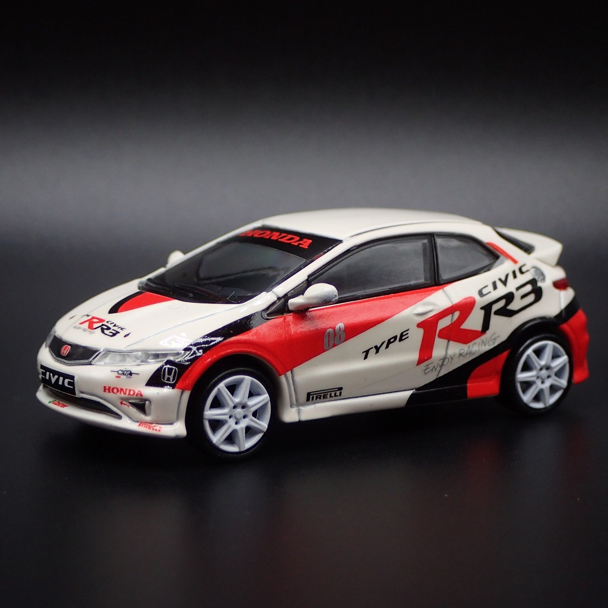 自動車 EBBRO 1/43 Honda CIVIC TYPE R EURO FN2 EBBRO 1/43 Honda Civic Type R EURO Japan version Red #44310