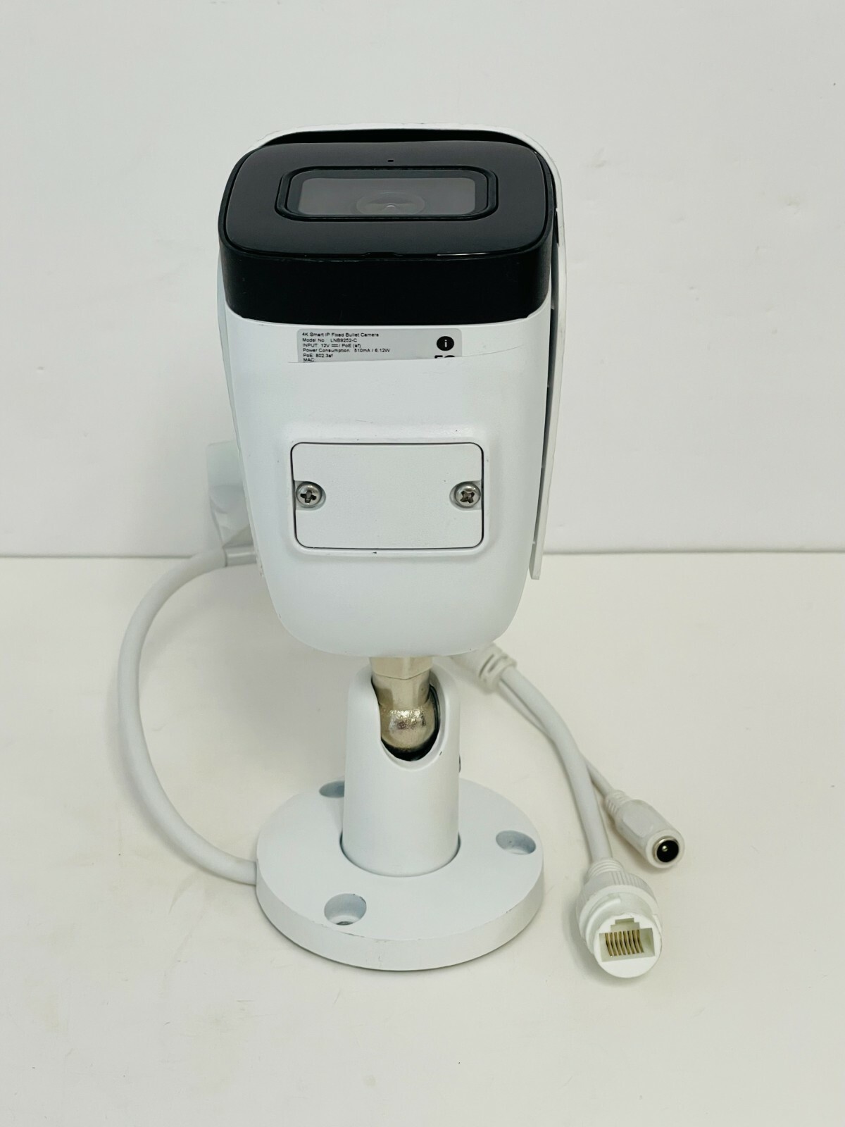Lorex LNB9252B 4K (8MP) Smart IP White Security Bullet Camera w/Listen