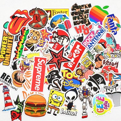 supreme bape stickers