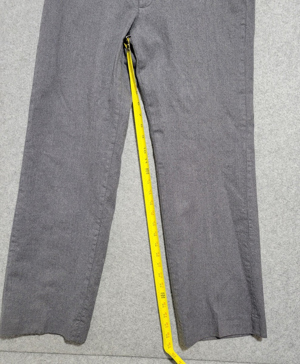 VTG WFF Farah Wool Blend Pants Mens 34x30 Gray Flat Front Dress
