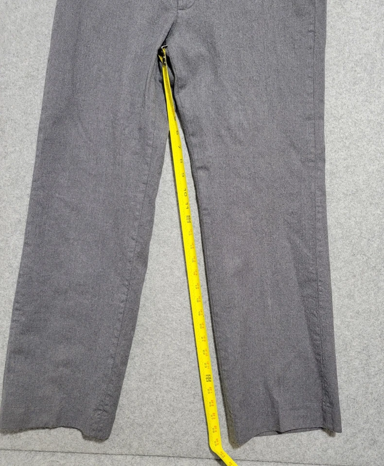 VTG WFF Farah Wool Blend Pants Mens  34x30 Gray Flat Front Dress Trousers 70s - Image 3 of 4